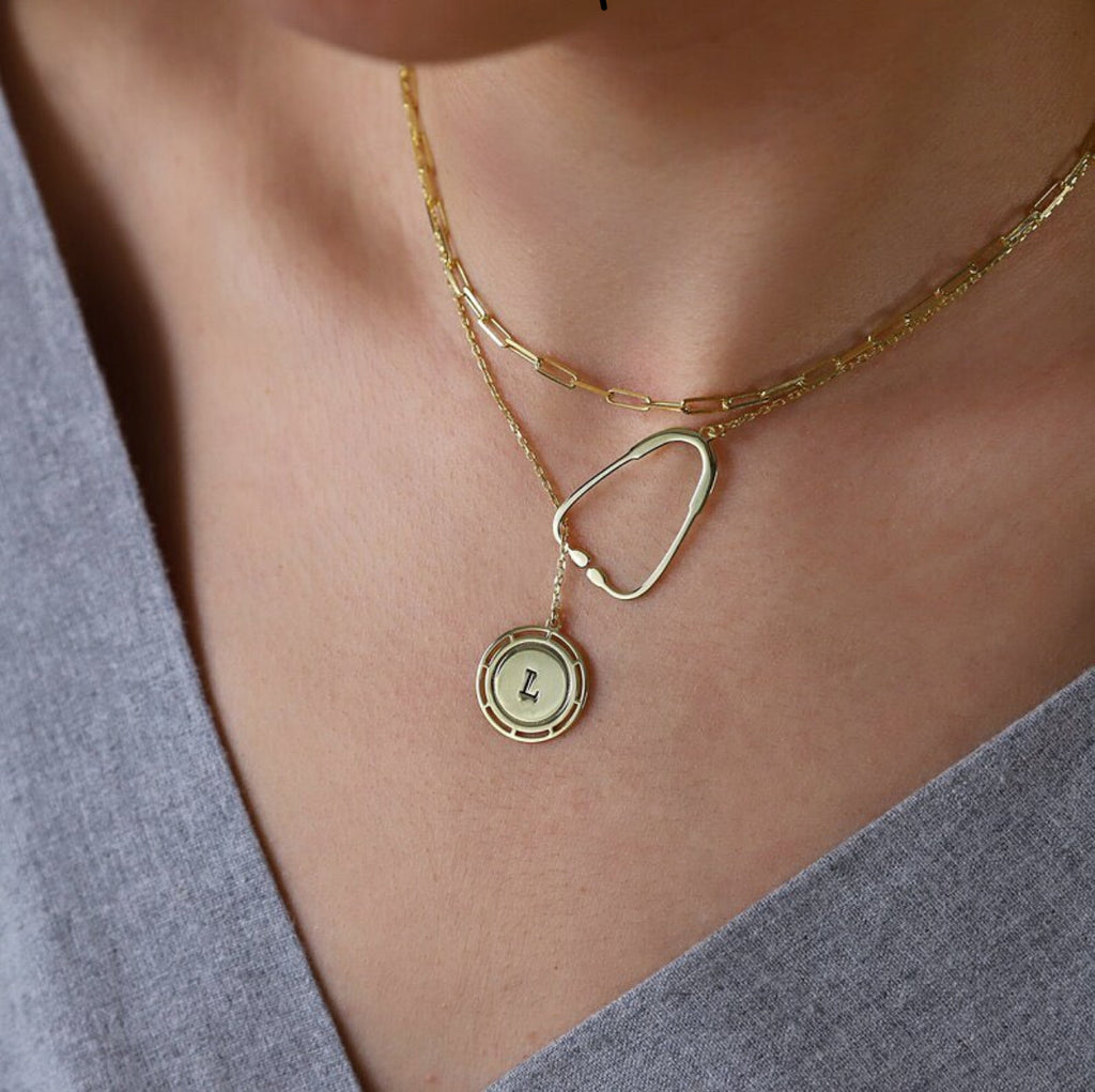 Stethoscope Necklace - Elegant Design Celebrating Healthcare Heroes