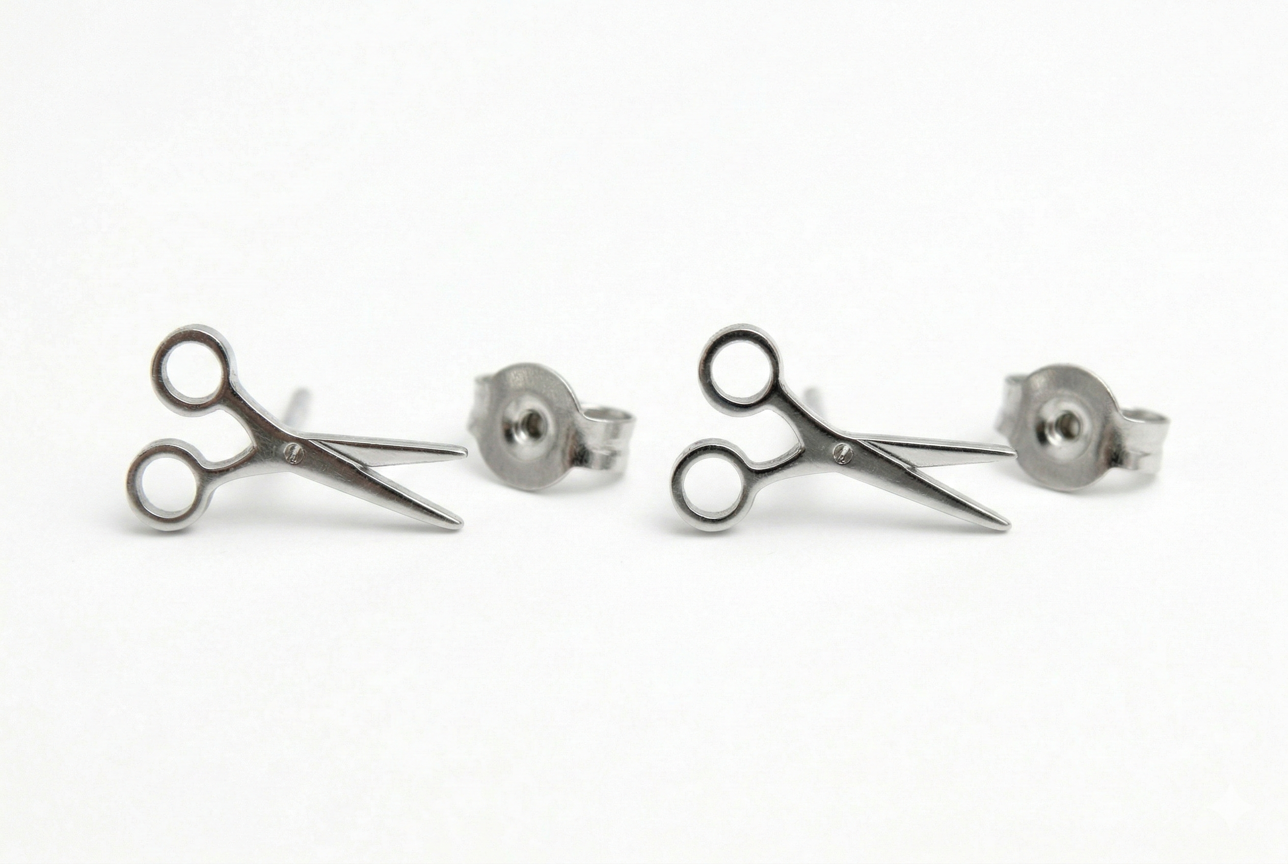 Scissor Stud Earrings for Sapphic Pride | Tiny Lesbian Jewelry for WLW & LGBTQ+ Celebration