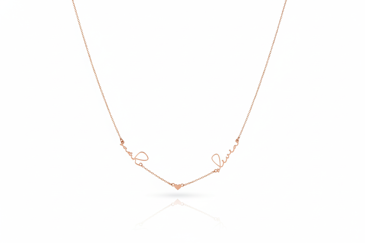 Personalized Handwriting Name Necklace