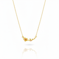 Dainty Birth Flower Necklace | Sterling Silver, Gold and Rose