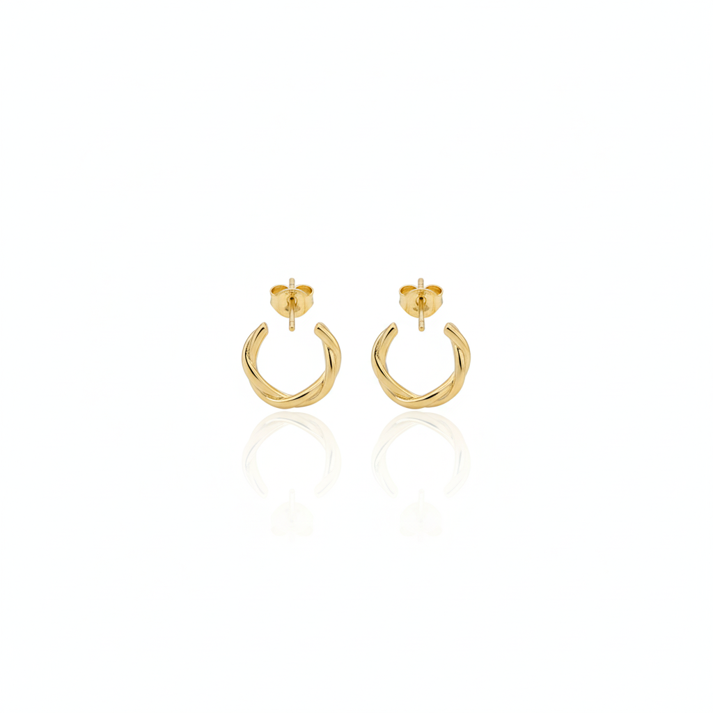 Huggies Waterproof Infinity Hoop Earrings