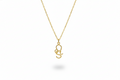 Zodiac Sign and Initial Necklace by SilverGoldandRose