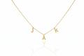 Personalized Dangle Letters Necklace