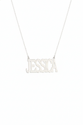 Bold & Beautiful Custom Name Necklace - 925 Sterling Silver RnB Style Jewelry