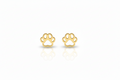 Pawfect Paws Sterling Silver Paw Print Stud Earrings - Celebrate Your Love for Pets