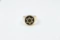 Magen David Engraved Signet Ring | Stunning Star of David Design