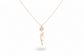 Floral Name Necklace by SilverGoldandRose
