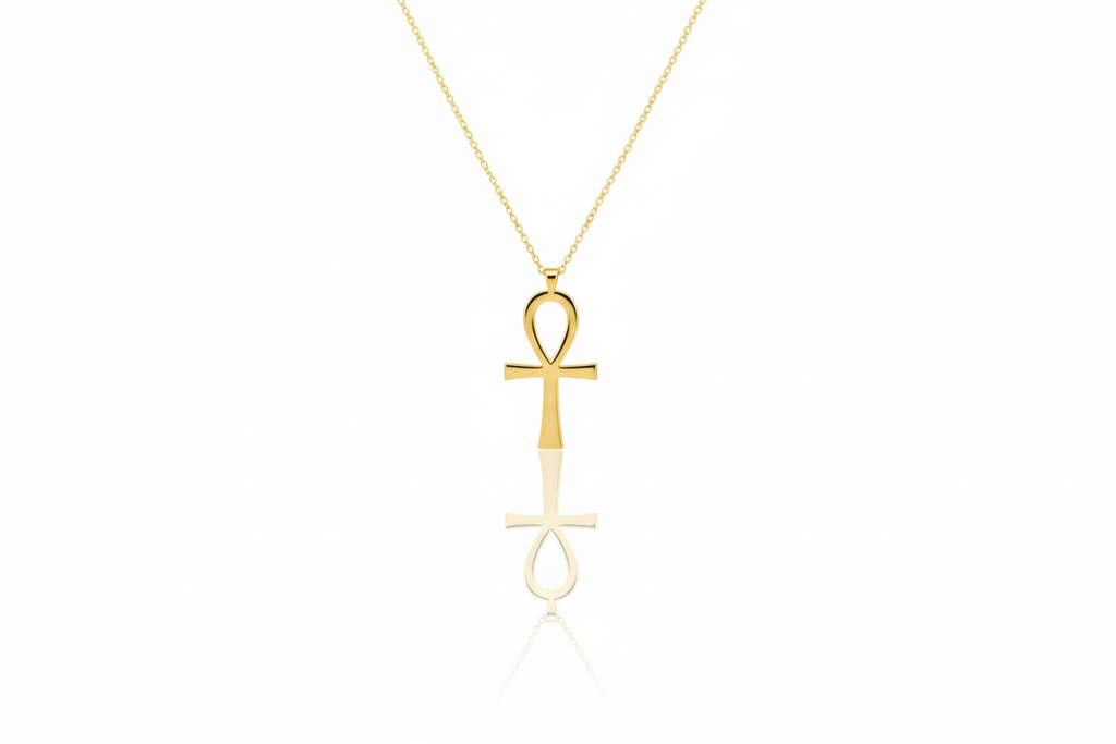 Ankh Necklace - Sterling Silver, Gold & Rose Gold Designs
