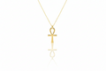 Ankh Necklace - Sterling Silver, Gold & Rose Gold Designs