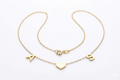 Initial Heart Necklace | Delicate Personalized Jewelry for Women