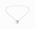 Personalized 14K Gold 3D Moveable Initial Necklace