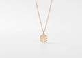 Personalized Dainty Silver Monogram Necklace