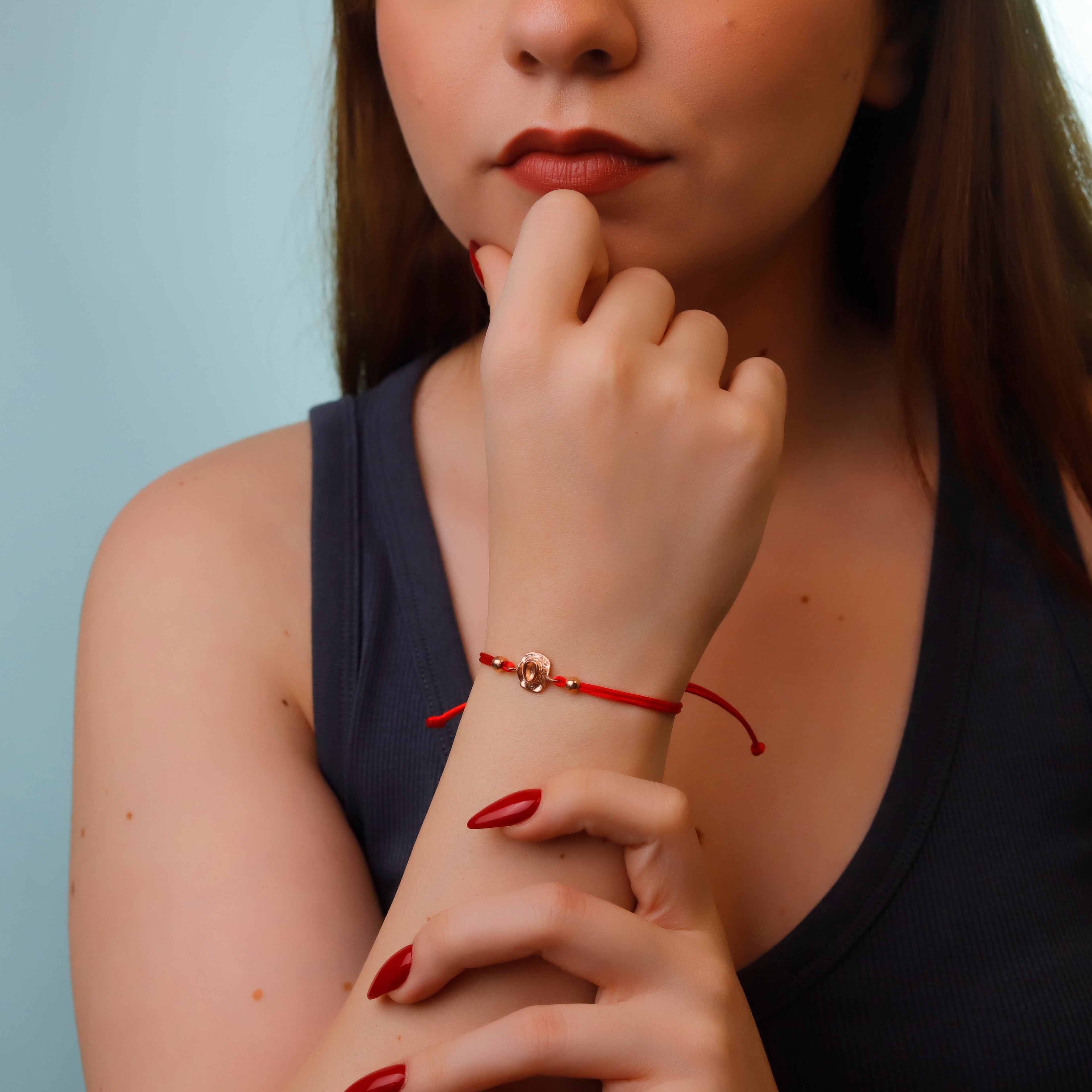 Cowboy Spirit Bracelets: 925 Sterling Silver Hat and Boots Jewelry