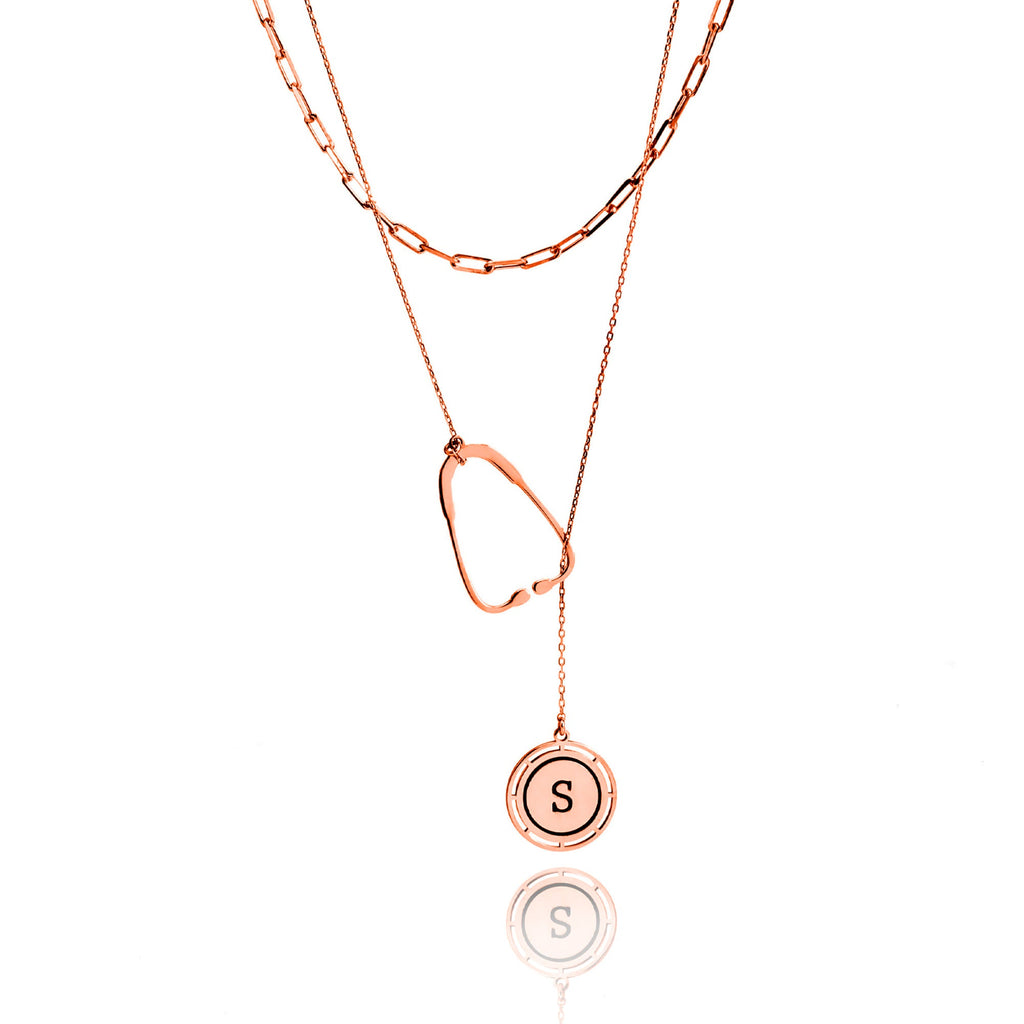 Stethoscope Necklace - Elegant Design Celebrating Healthcare Heroes