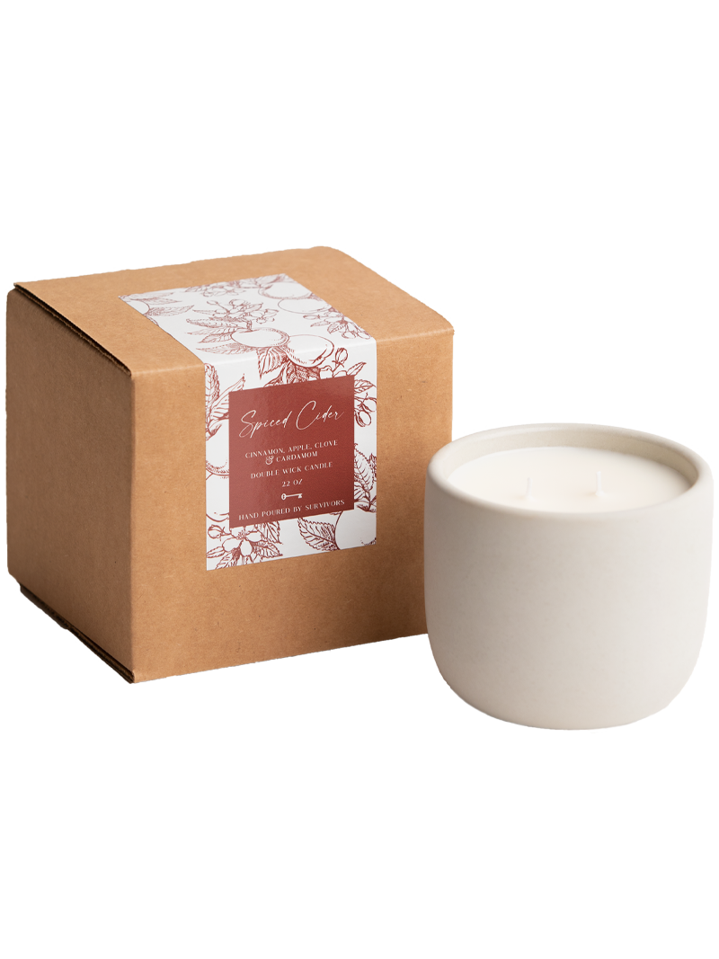 Spiced Cider Cement Candle