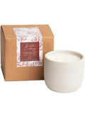 Frosted Cranberry Cement Candle