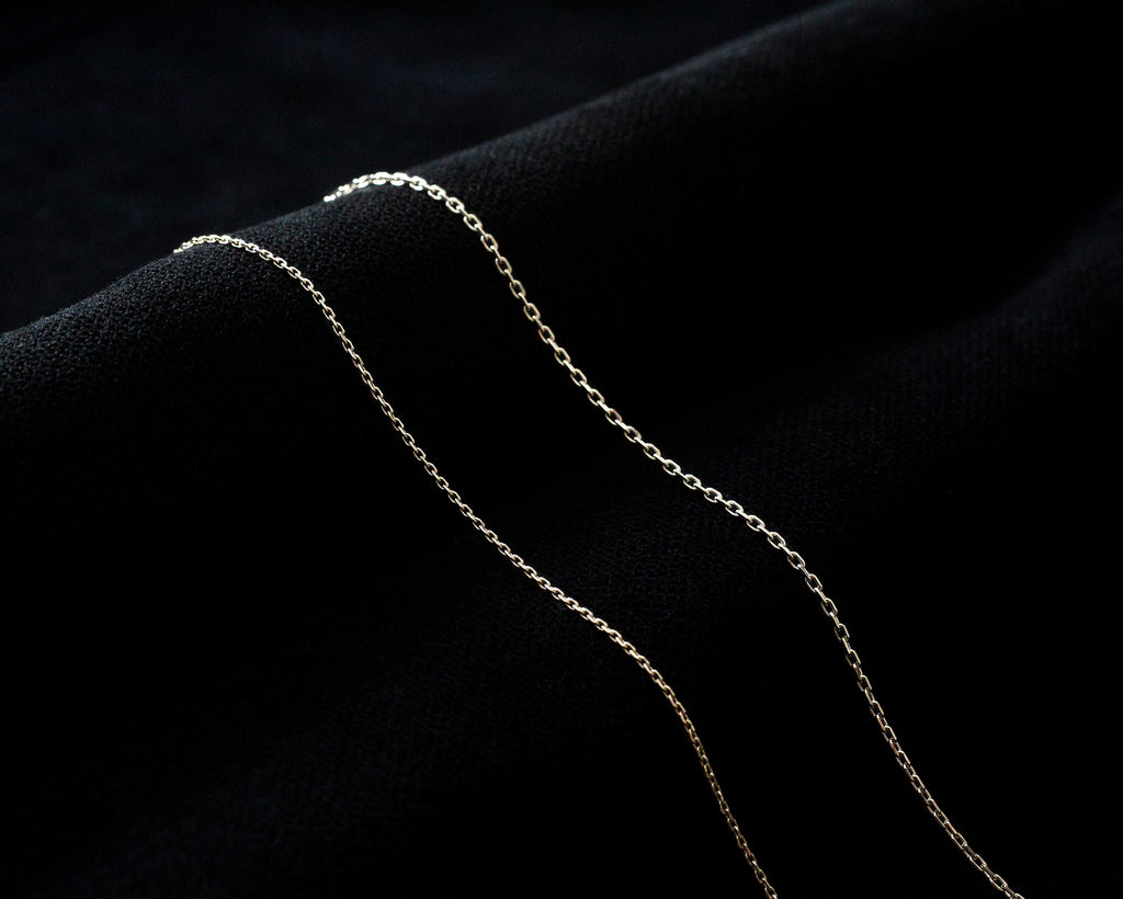 Shimmering Sterling Silver & Rose Gold Chain - Dainty, Versatile, Customizable Lengths for Everyday Elegance