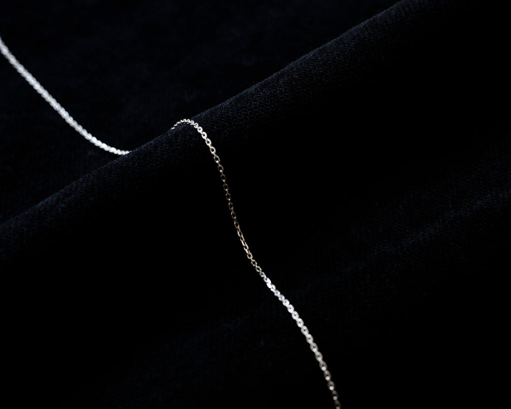 Shimmering Sterling Silver & Rose Gold Chain - Dainty, Versatile, Customizable Lengths for Everyday Elegance