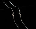 Shimmering Sterling Silver & Rose Gold Chain - Dainty, Versatile, Customizable Lengths for Everyday Elegance