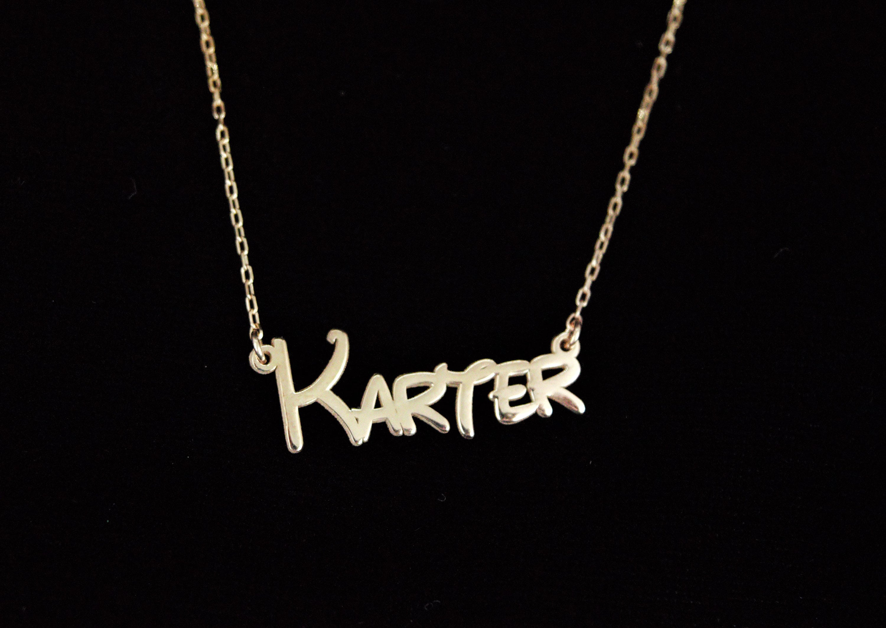 Comics Name Necklace with Amethyst Birthstone | Personalized Minimalist Jewelry for Daughters | Unique Birthday Gift Idea
