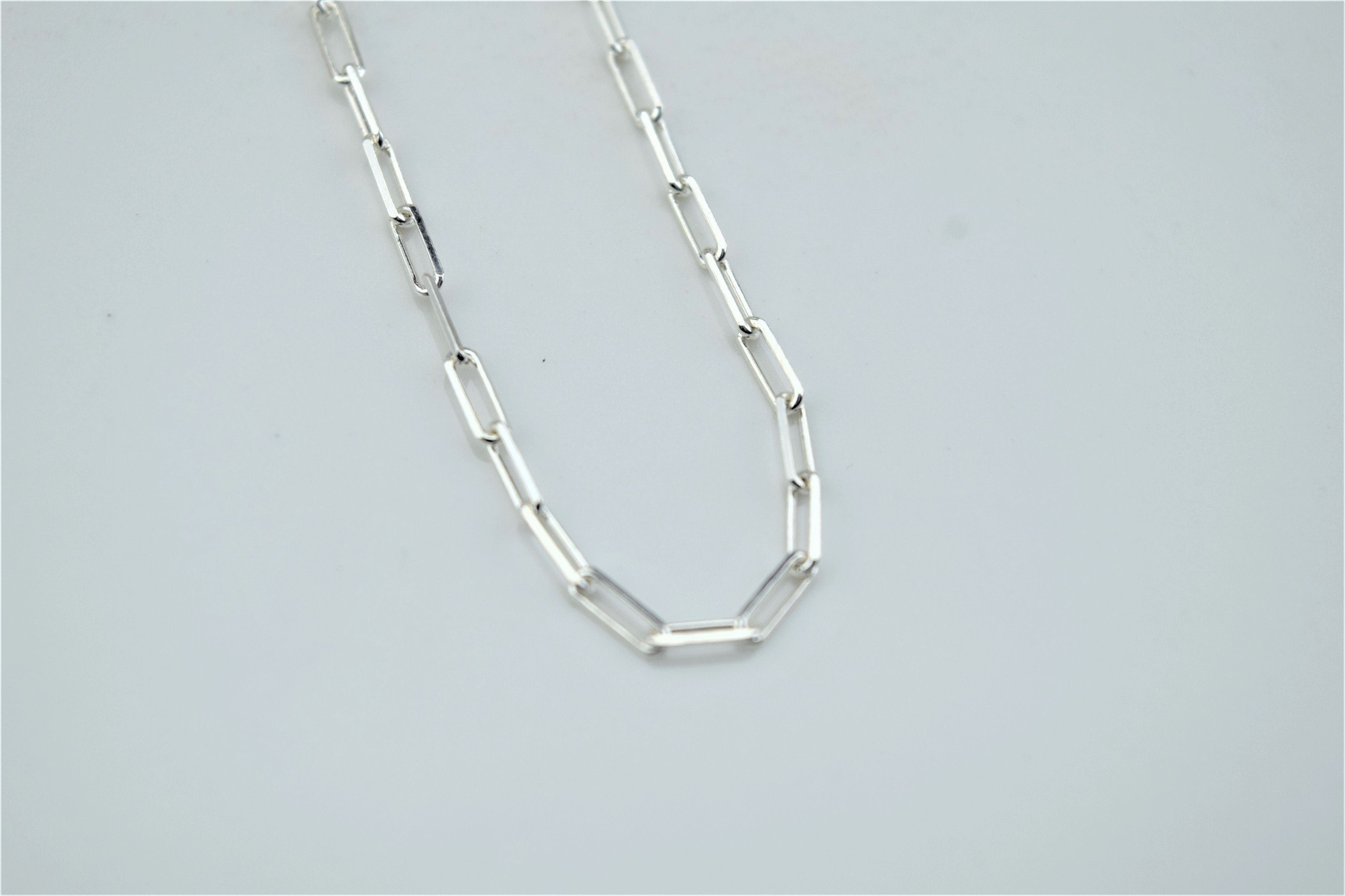 Link Loop Delicate Chain by SilverGoldandRose