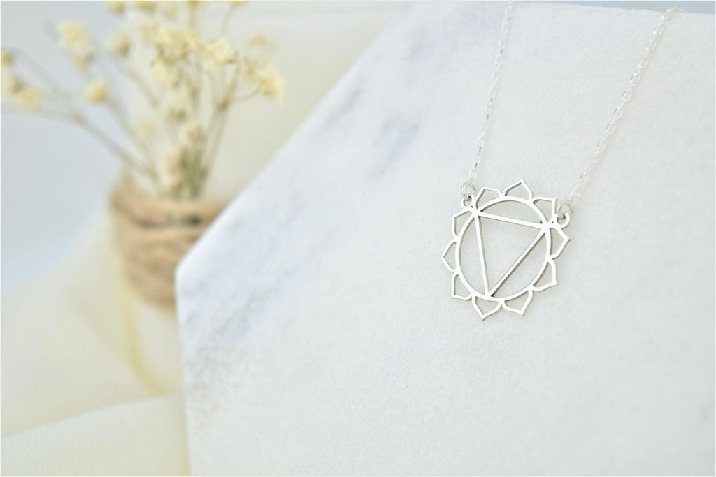 Chakra Bliss Solar Plexus Necklace – Handmade Manipura Yoga Jewelry