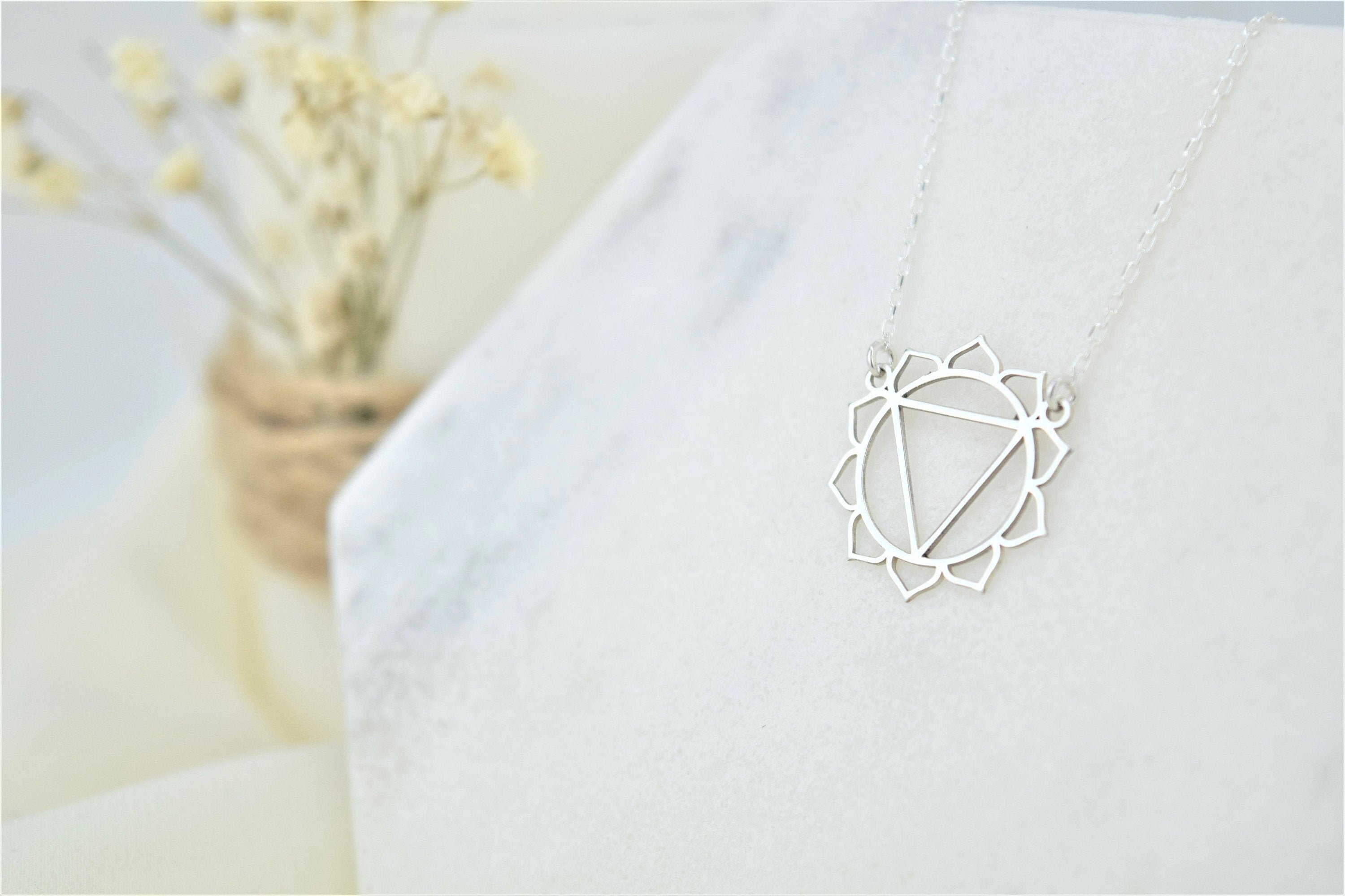 Chakra Bliss Solar Plexus Necklace – Handmade Manipura Yoga Jewelry