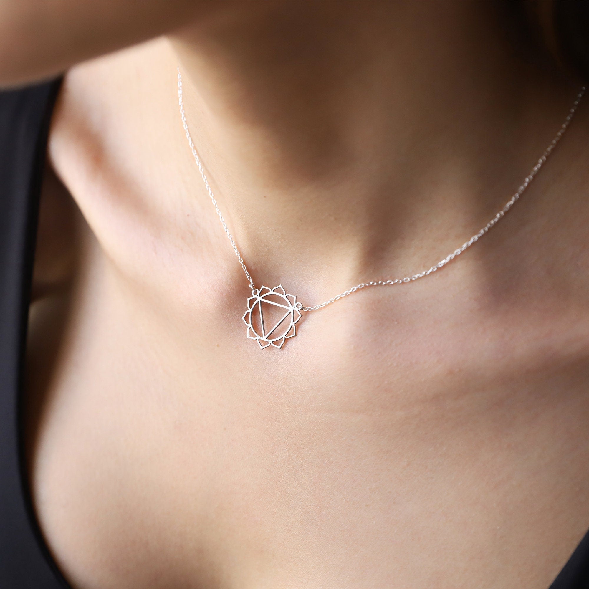Chakra Bliss Solar Plexus Necklace – Handmade Manipura Yoga Jewelry