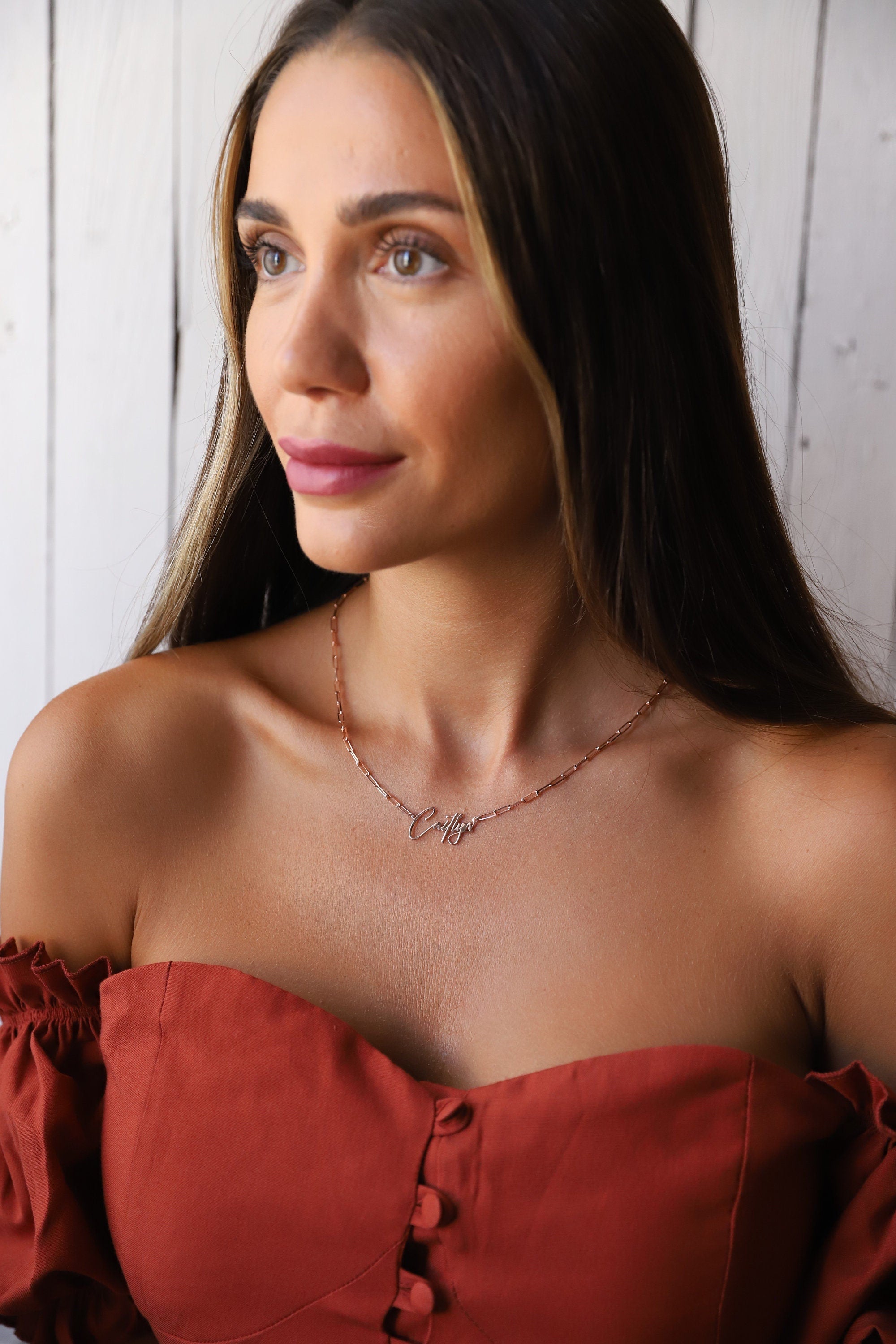 Link Chain Name Necklace - Personalize Your Style with Elegant Customization