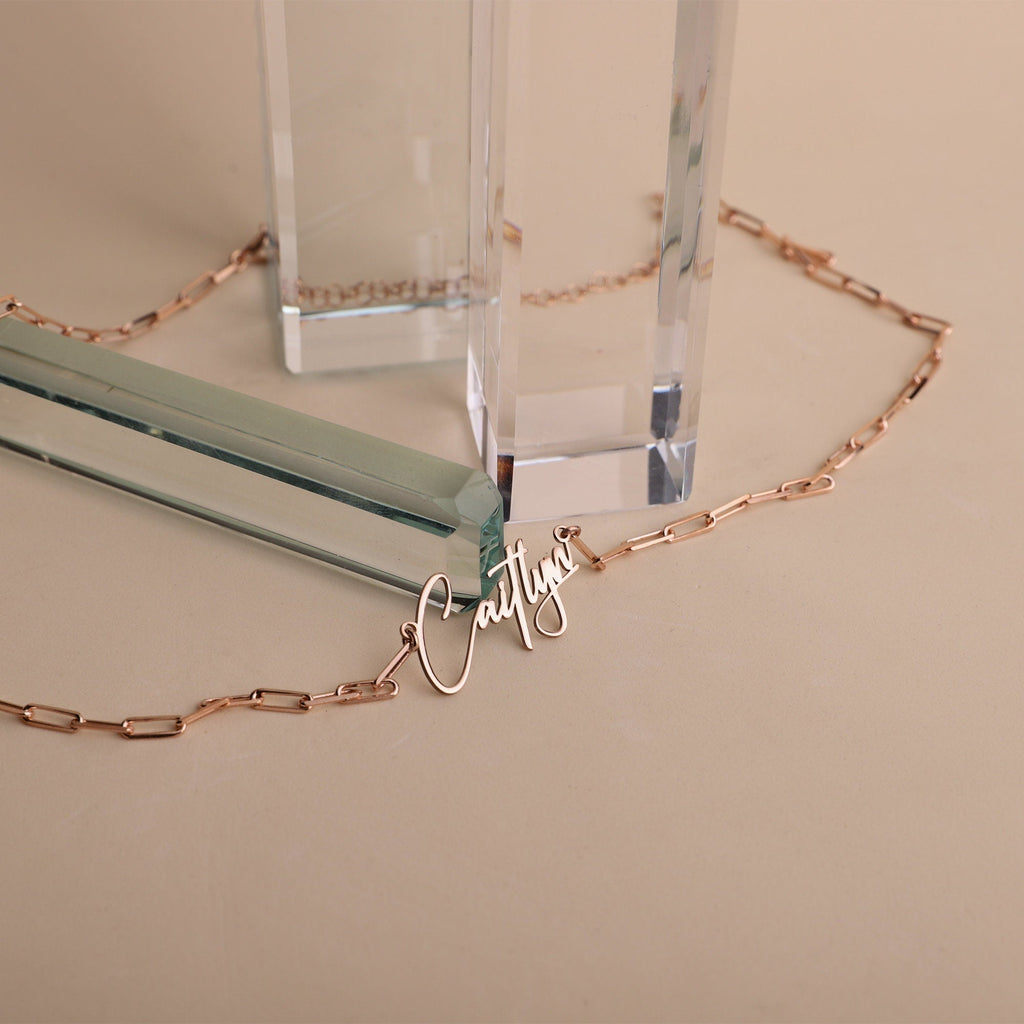 Link Chain Name Necklace - Personalize Your Style with Elegant Customization