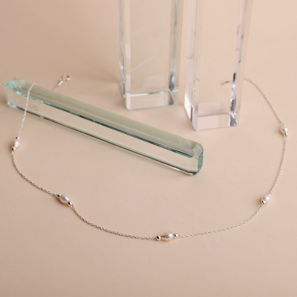 Gold Pearl Choker Necklace | Handmade Vintage Style with Freshwater Pearls | Perfect Bridesmaid Gift