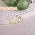 Ra Jewelry Eye of Ra Dangle Earrings - Unique Egyptian-Inspired Design for a Bold Statement