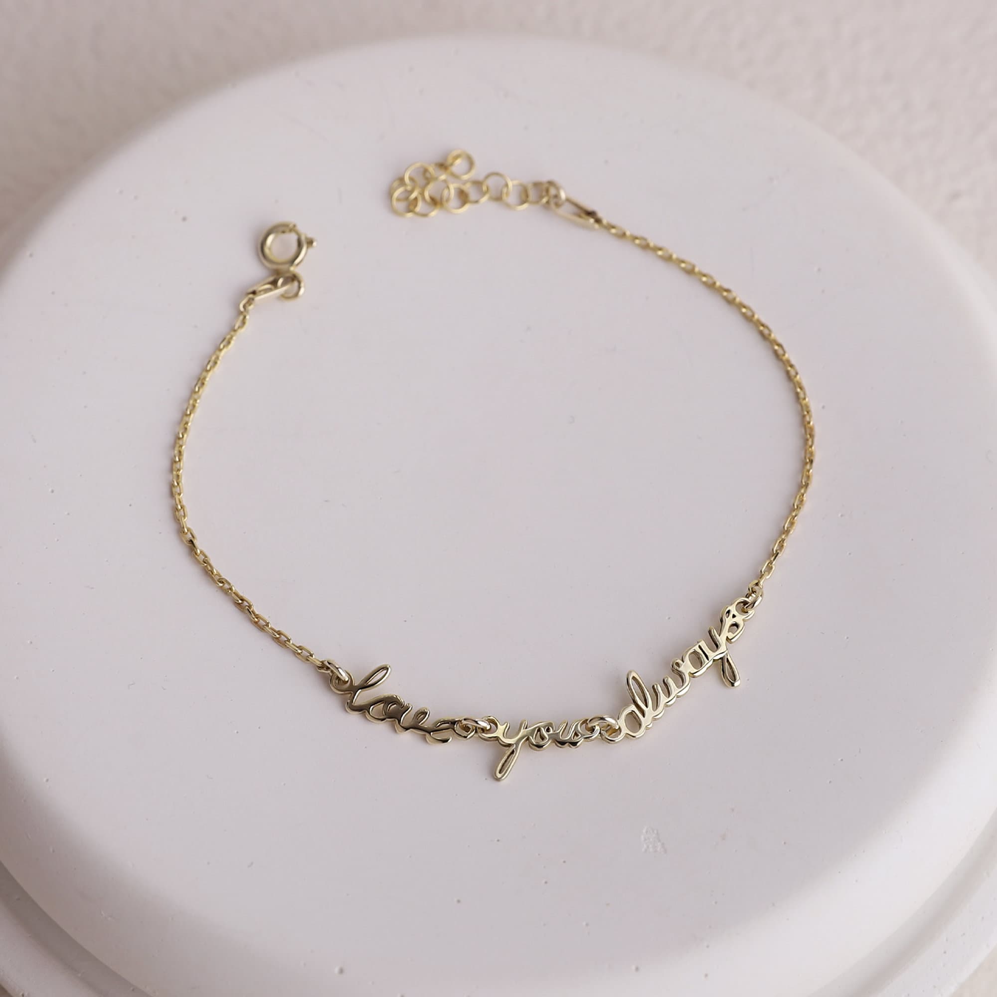 Custom Signature Bracelet | Dainty Gold & Silver Jewelry with Handwritten Touch | Unique Gift for Her