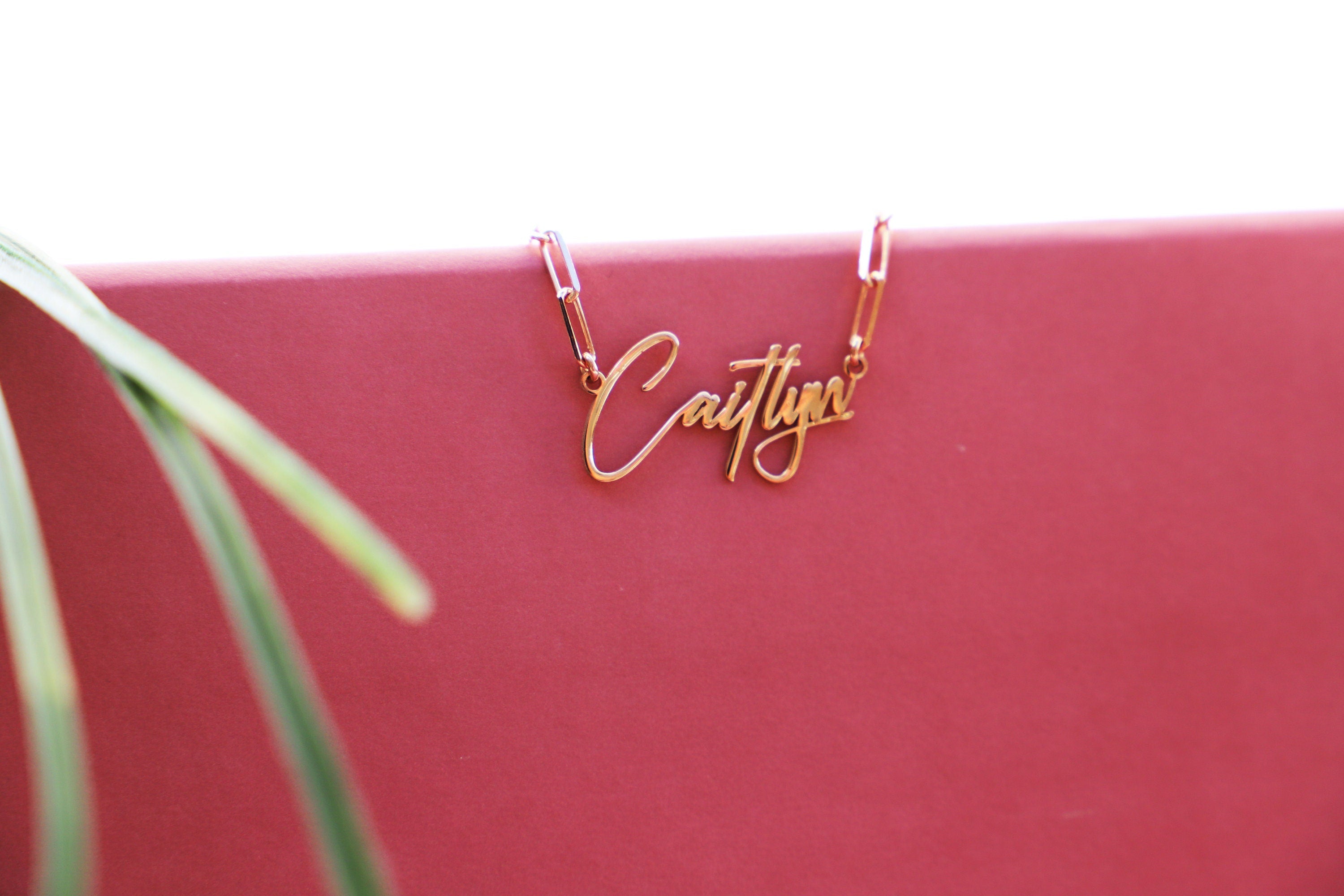 Link Chain Name Necklace - Personalize Your Style with Elegant Customization