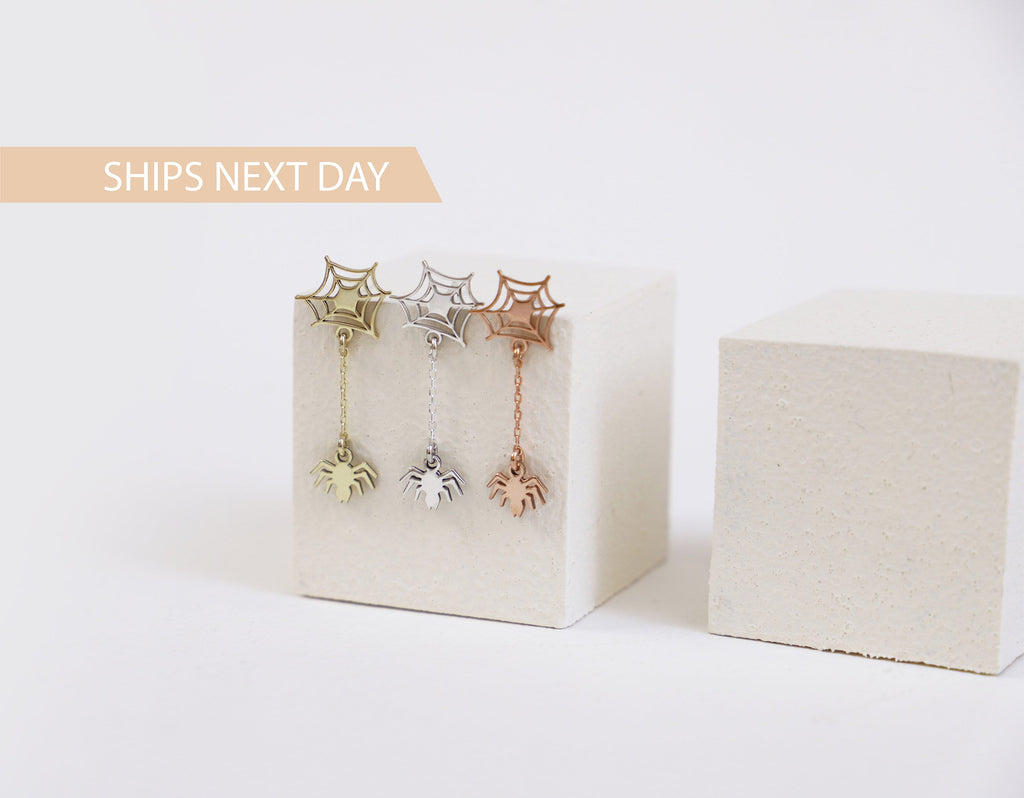 WebWonders Spider Web Earrings - Intricate Design for Bold Style