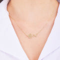 Bloom & Blossom Custom Birthflower Necklace | Personalized Floral Jewelry for Moms | Dainty Gift for Women