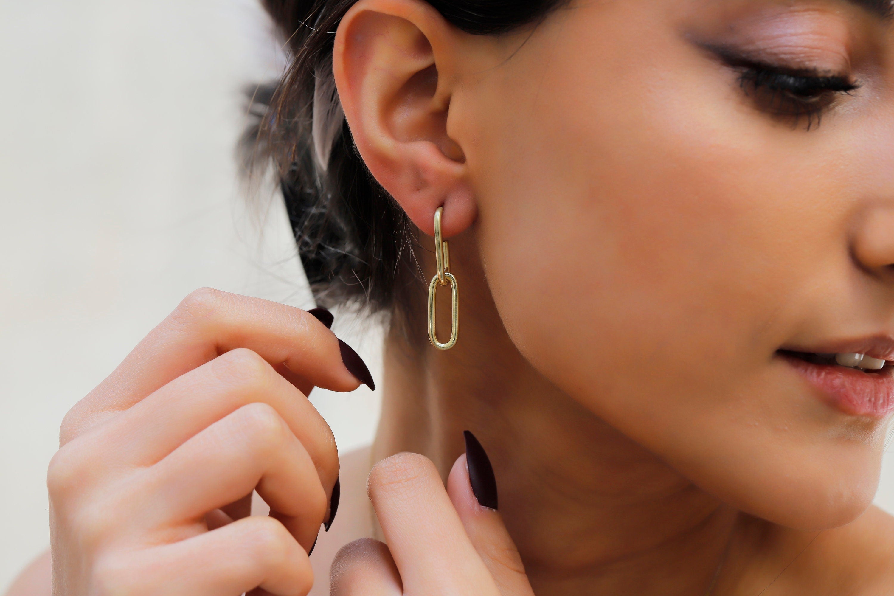 Chunky Link Chain Earrings - Bold Statement Jewelry for Confident Style