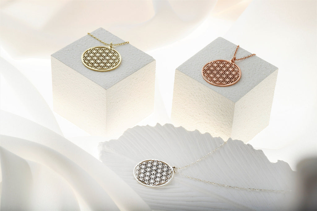 Life Harmony Flower of Life Pendant Necklace - Radiate Positive Energy and Connection