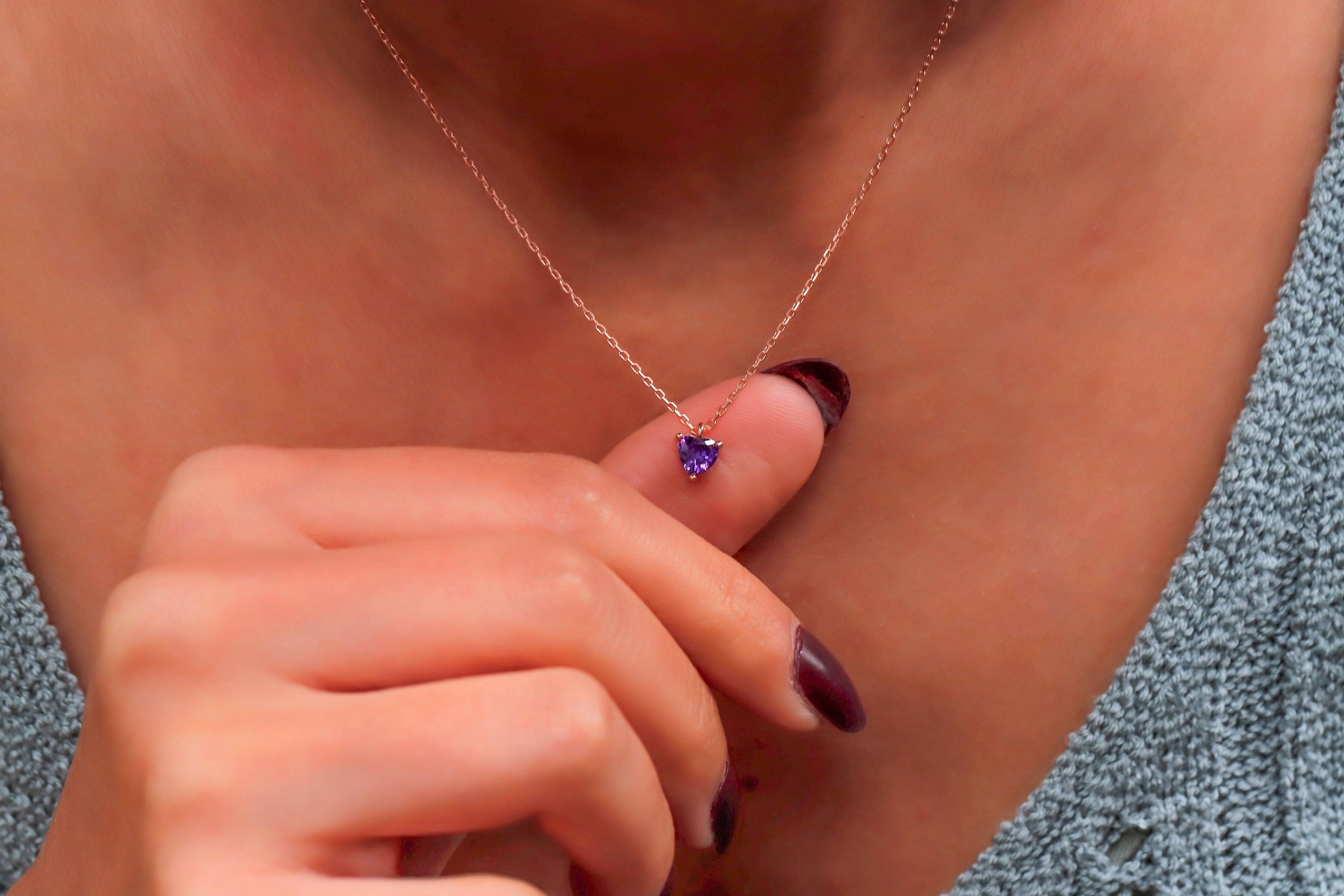 SilverGoldandRose Crystal Necklace: Delicate Pink Quartz
