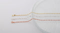 Shimmering Singapore Twist Chain Necklace | Luxurious Elegance for Every Occasion