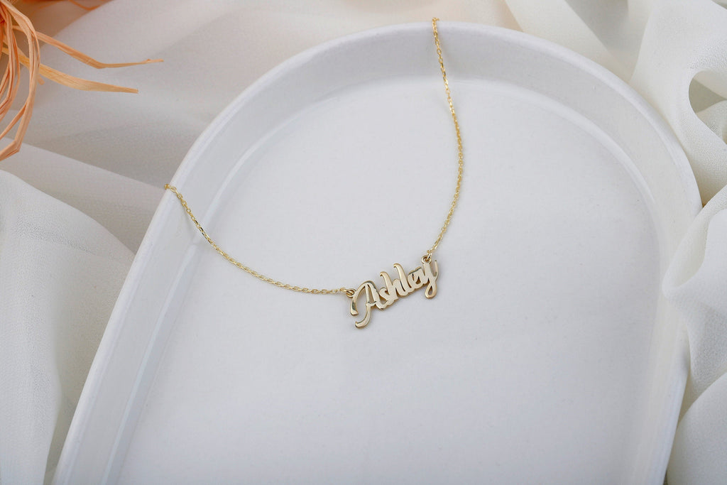 Custom 14K Gold Filled Name Necklace | Dainty &amp; Delicate Jewelry for Women | Perfect Gift for Her
