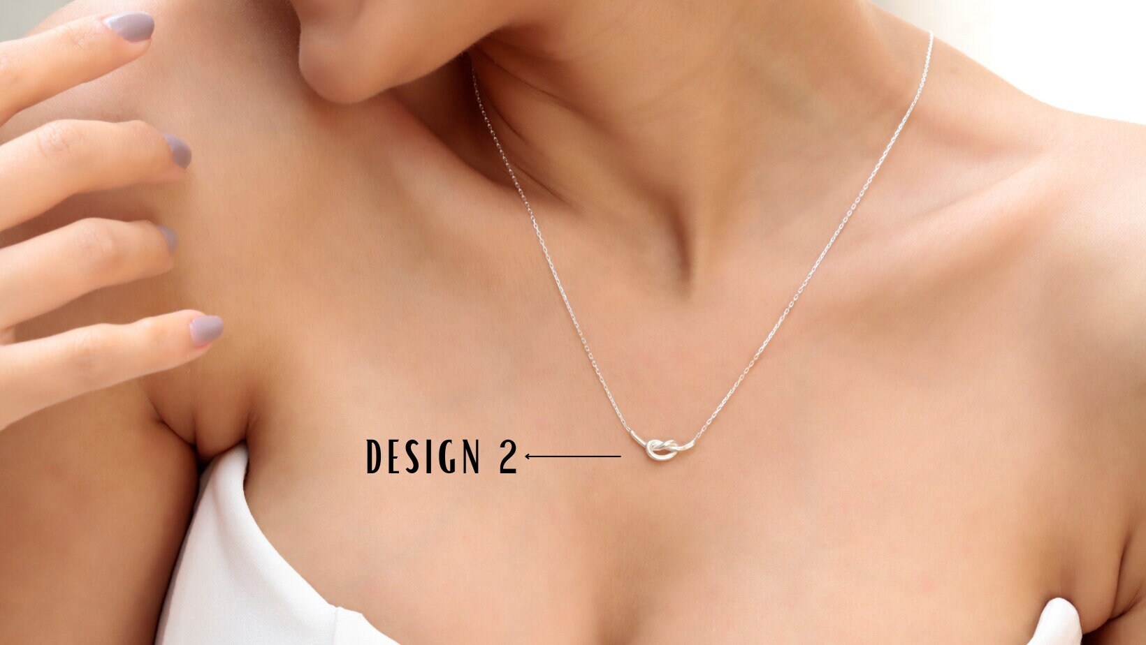 Knotty Love Choker Necklace - Dazzling Layered Design for Effortless Style