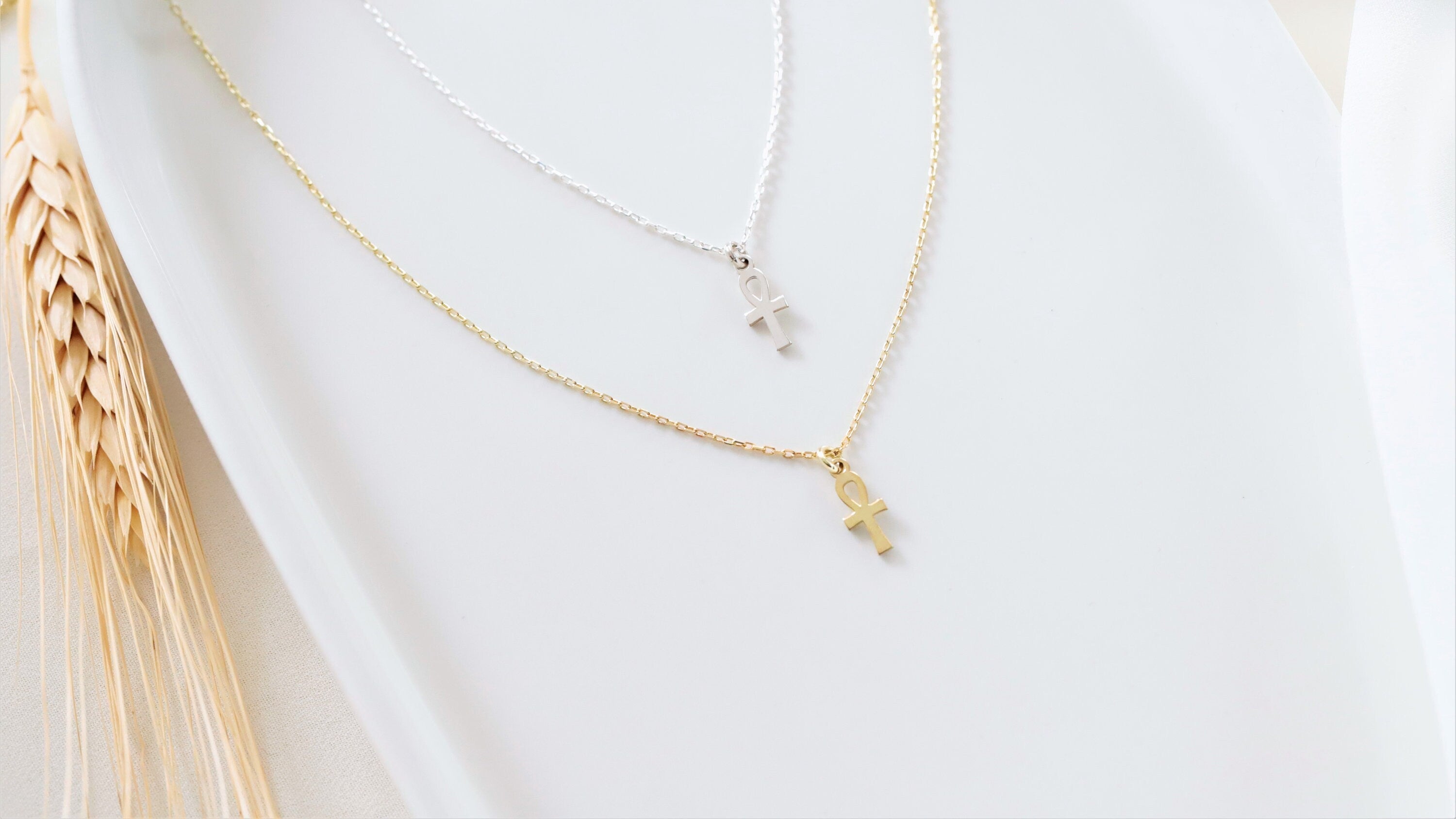 Elysian Jewelry Ankh Necklace - Sterling Silver Ancient Symbol Pendant - Embrace Life with Timeless Elegance