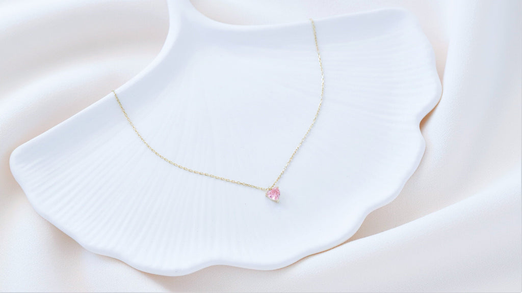 Rose Quartz Libra Necklace - Sterling Silver with Moonstone & Crystal Quartz Pendant, January Birthstone Charm