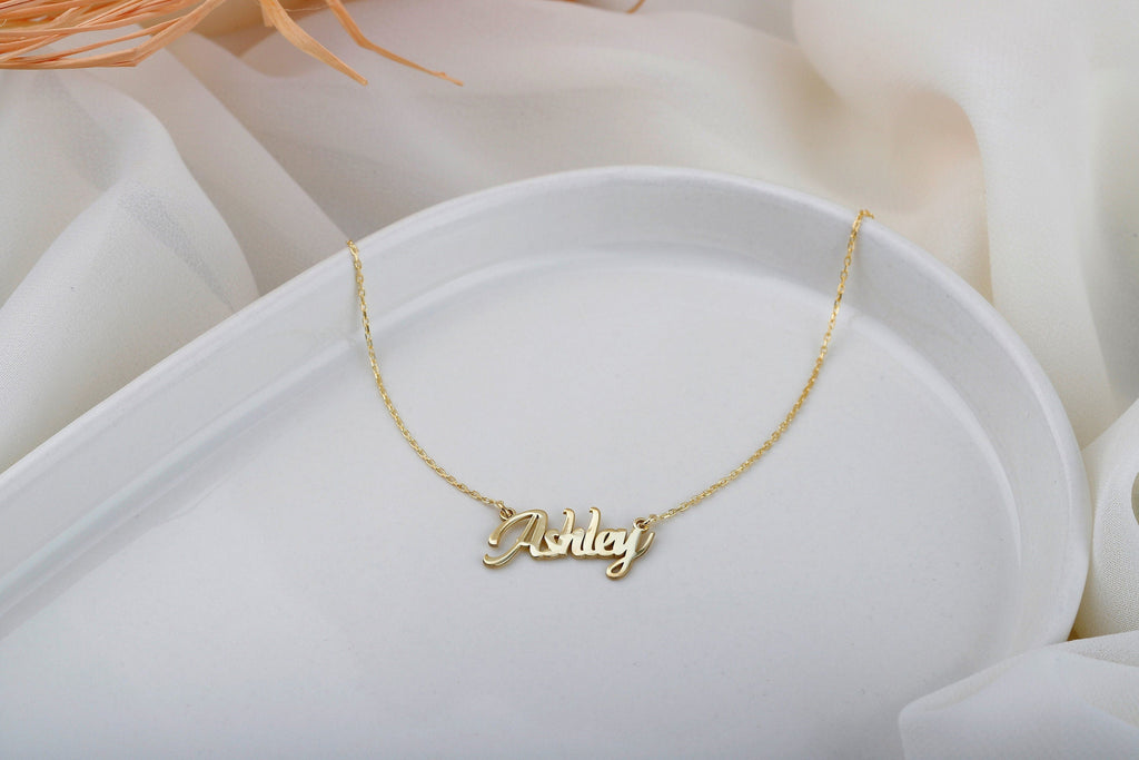 Custom 14K Gold Filled Name Necklace | Dainty &amp; Delicate Jewelry for Women | Perfect Gift for Her