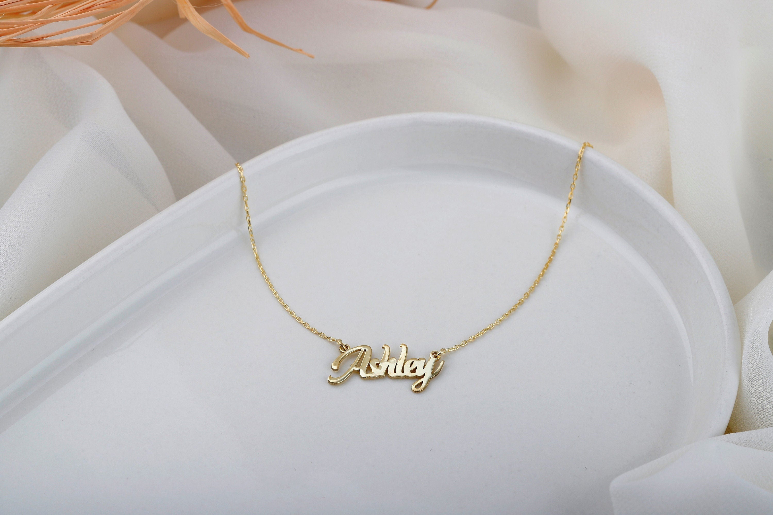 Custom 14K Gold Filled Name Necklace | Dainty &amp; Delicate Jewelry for Women | Perfect Gift for Her