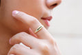 Custom Gold Name Ring - Personalized Stackable Engraved Jewelry for Her