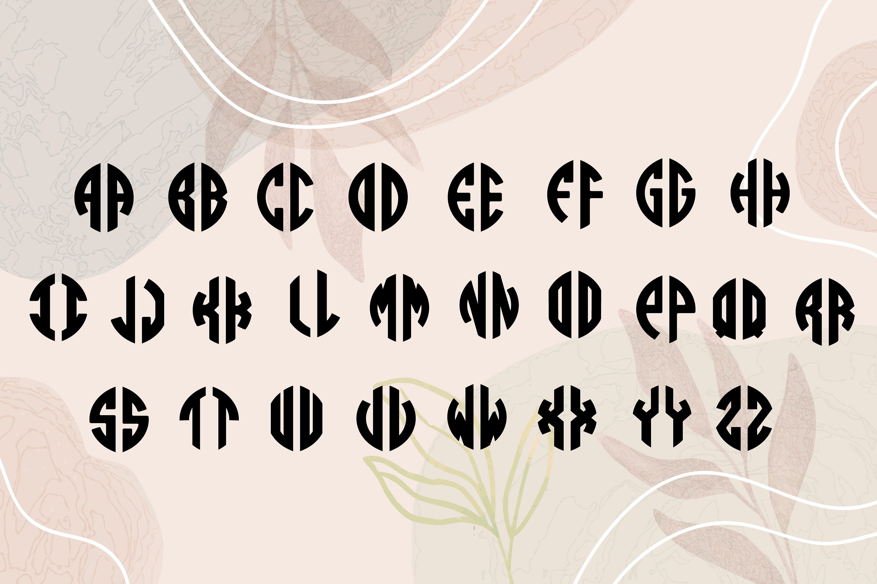 Custom Chic Monogram Earrings - Personalize Your Style with Elegance