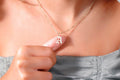 Figaro Chain Necklace with Custom Old English Initial - Unique Gothic Letter Jewelry for Him & Her