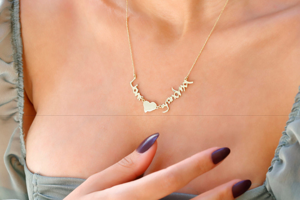 Custom Handwriting Necklace by SilverGoldandRose